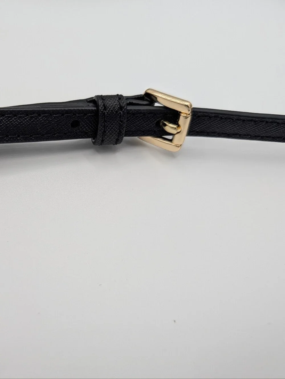 NWT Michael Kors Jet Set Black Saffiano Leather Chain Crossbody